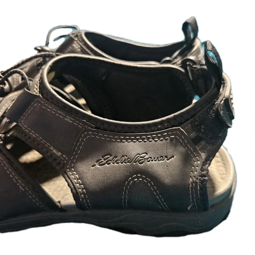Eddie Bauer Men's‎ Hiking Sandals Meridian Man Made Closed Toe Gray Size 11M